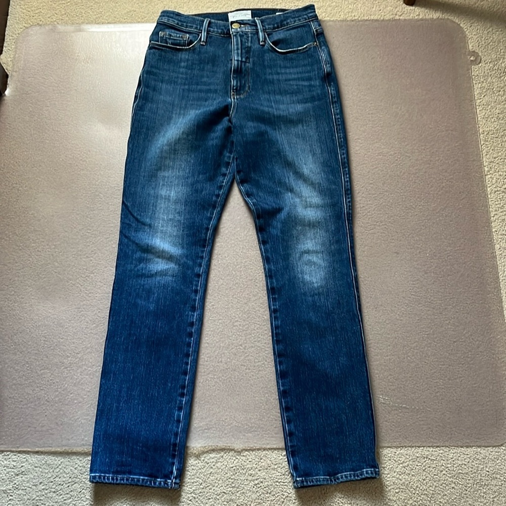 Frame Le Sylvie Slender Straight Jeans